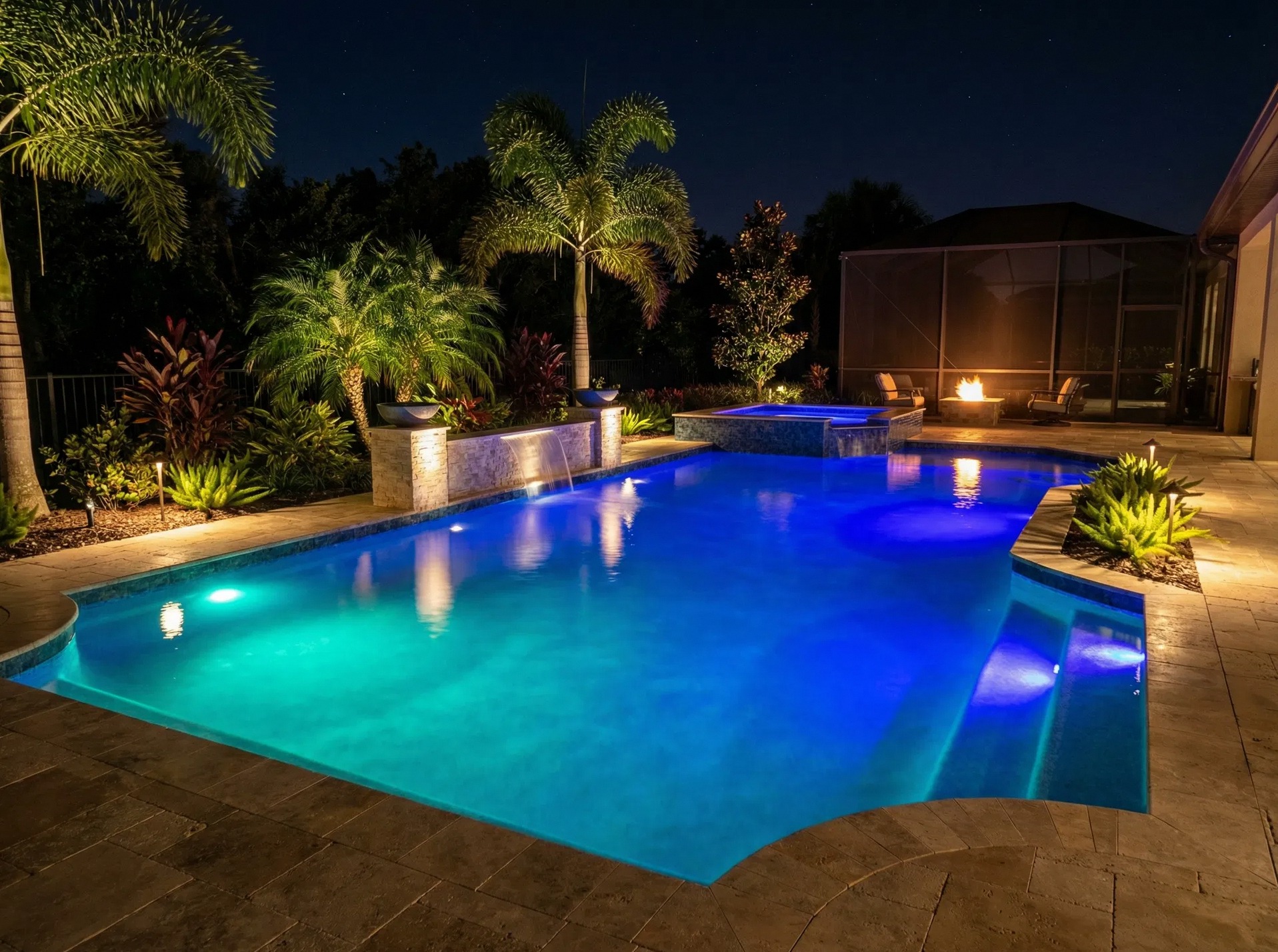 Color-Changing LED Pool Lights