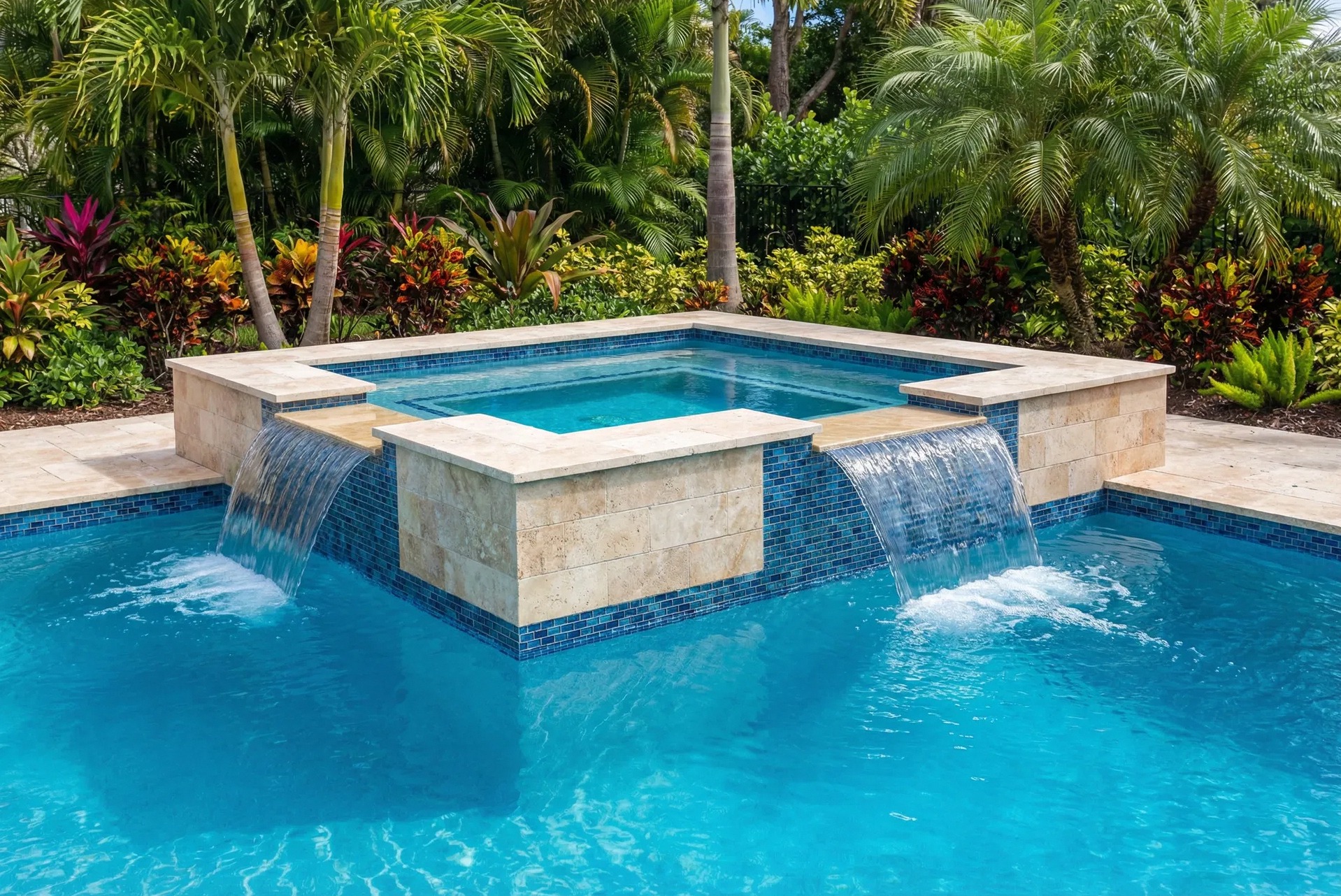 Two Sided Spa Spillway